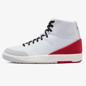 Air Jordan 2 x Nina Chanel Abney White and Gym Red